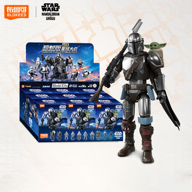 Model Kit Star Wars - 100% أصلي من BLOKEES، مكعبات بناء