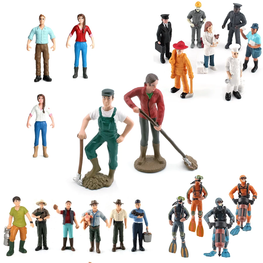 Model Kit Judge - تماثيل مهنية لنساء عاملات في المزارع
