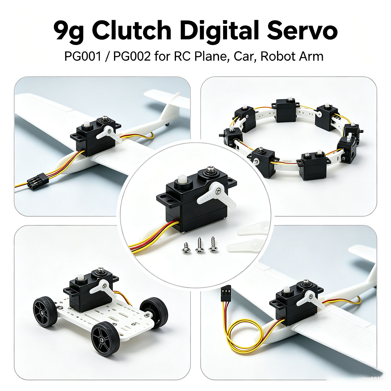 Model Kit Motor - قطع غيار قياسية لنماذج بامبولاب المطبوعة