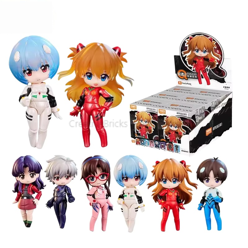 Model Kit Aoshima - تماثيل شخصيات نيون جينيسيس إيفانجيليون من