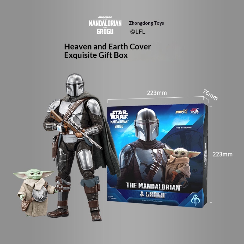 Model Kit Star Wars - دمية حركة من ZD Toys لشخصيات