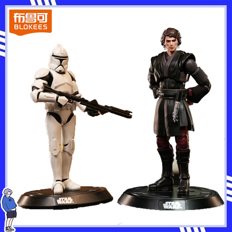 Model Kit Star Wars - مجموعة شخصيات بلوكيز ستار وورز الأصلية