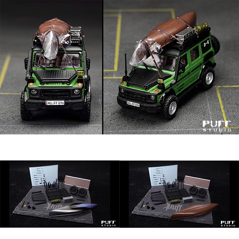 Model Kit Cars - طقم قارب PuffStudio بمقياس 1/64 مناسب