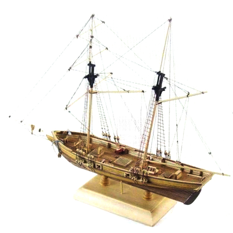Model Kit Yacht - طقم نموذج قارب الإبحار الخشبي ،