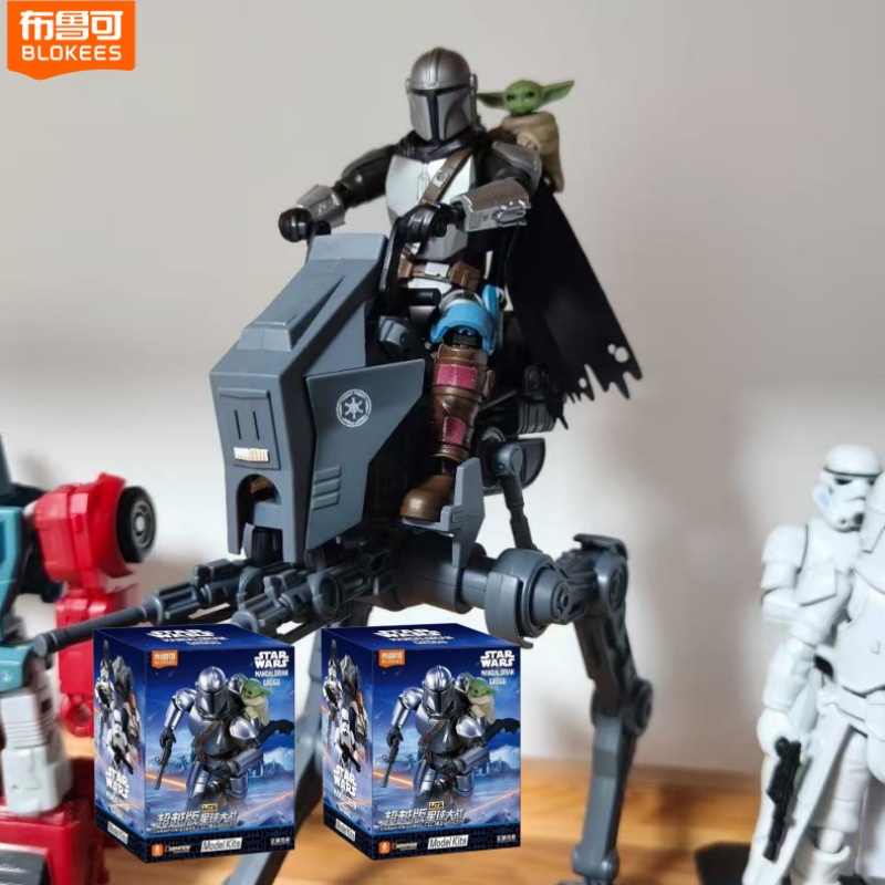Model Kit Star Wars - بلوكيز ستار وورز ماندالوريان وغروغو إصدار