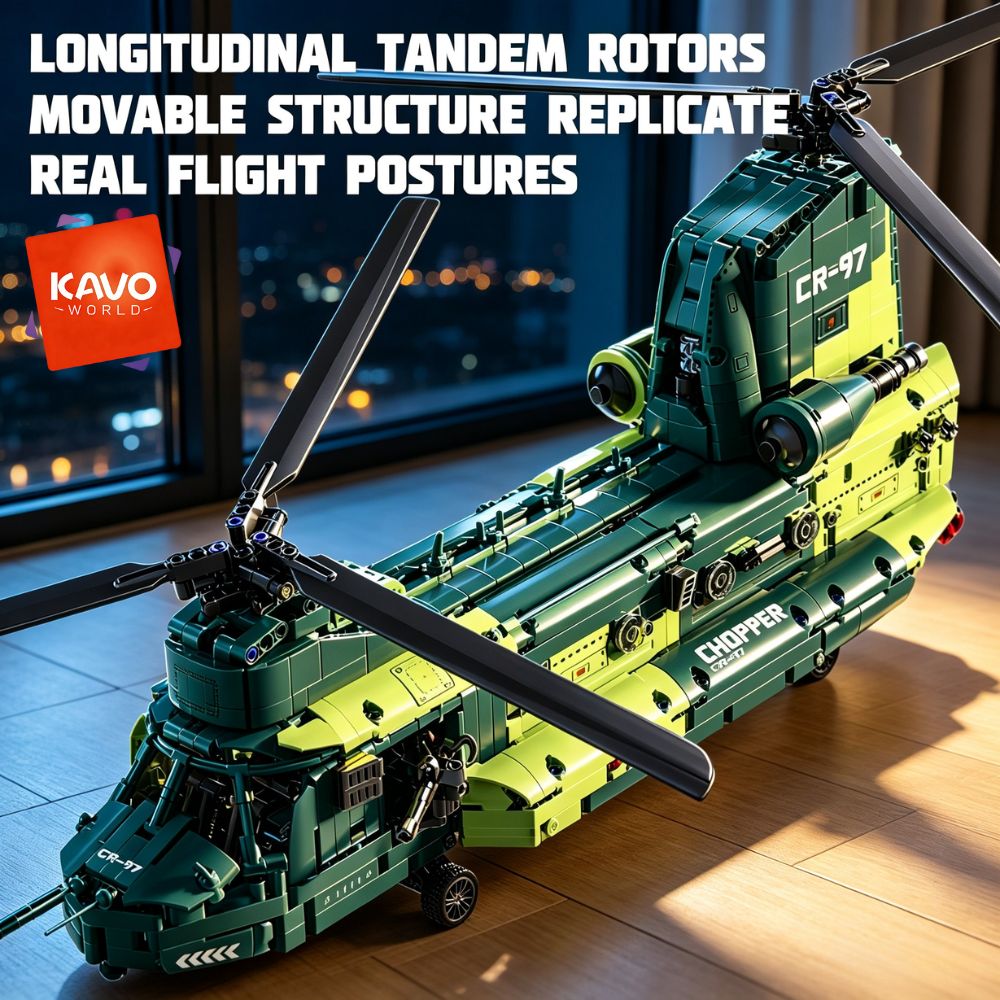 Model Kit Levels - مجموعة ألعاب بناء طائرات KAVOWORLD 1826