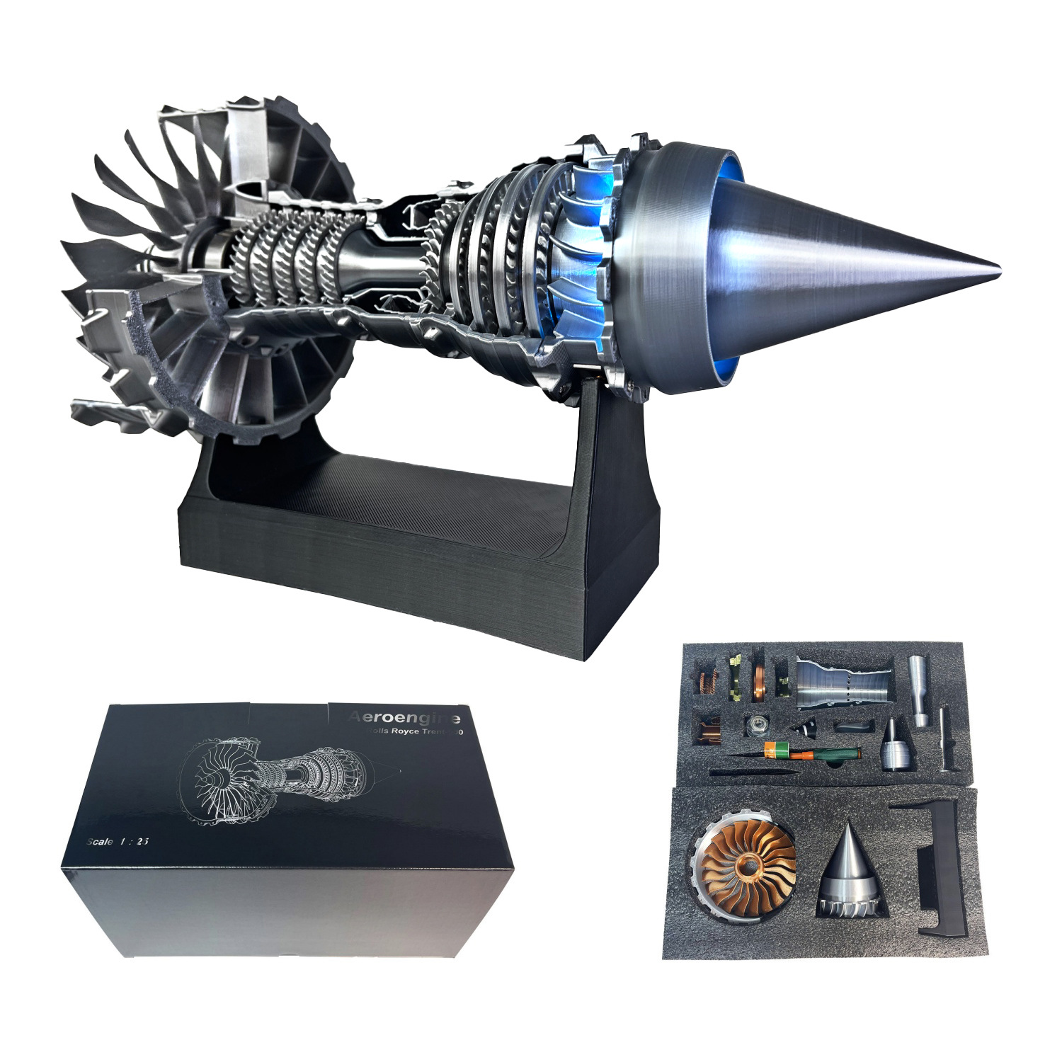 DIY Turbofan Jet Engine Model  - مراجعة Model Kit Jet Engine وسعره