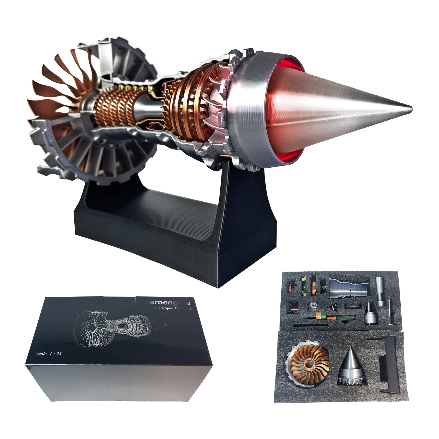 DIY Turbofan Jet Engine Model  - مراجعة Model Kit Jet Engine وسعره