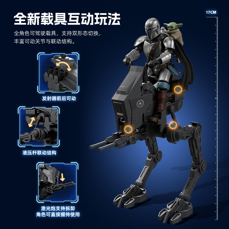 100% أصلي من BLOKEES، مكعبات ب - مراجعة Model Kit Star Wars وسعره