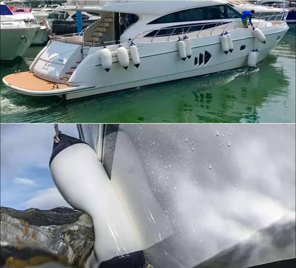 مصد حماية قابل للنفخ من البولي - مراجعة Model Kit Yacht وسعره
