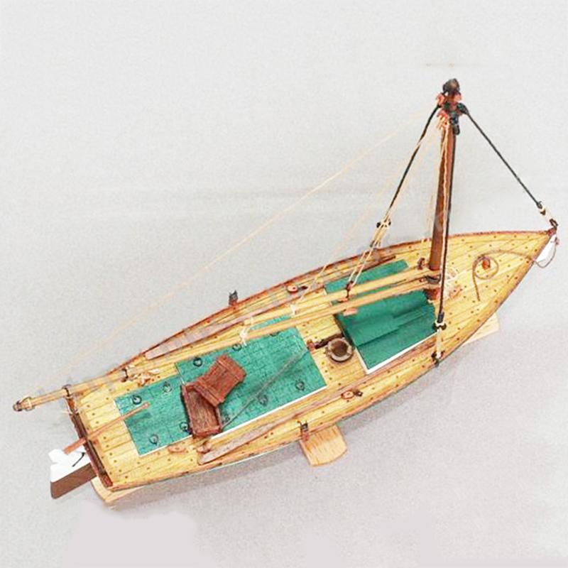 1/35 نموذج قارب خشبي مسطح لتقو - مراجعة Model Kit Yacht وسعره