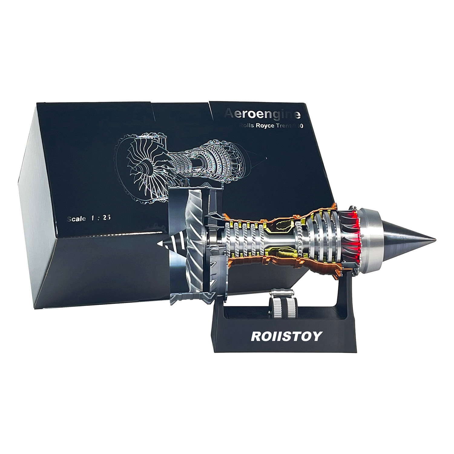 مجموعة نماذج محرك نفاث محاكاة  - مراجعة Model Kit Jet Engine وسعره