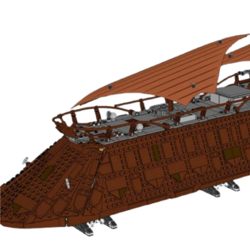مجموعة مكعبات بناء يخت السماء  - مراجعة Model Kit Yacht وسعره