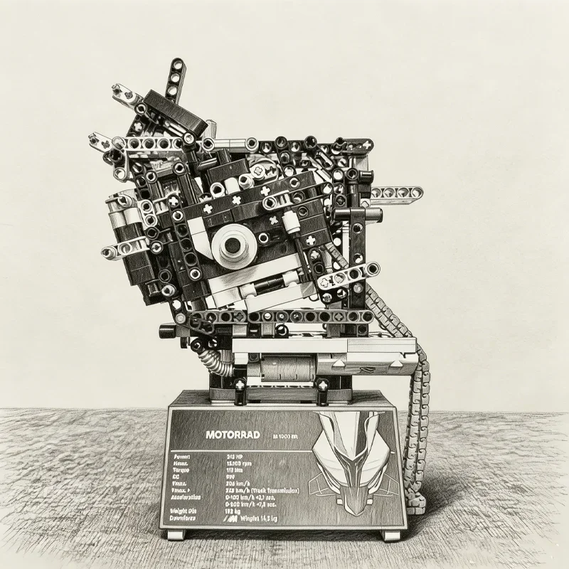 1920 قطعة من مكعبات بناء الدرا - مراجعة Model Kit Motor Nuclear وسعره