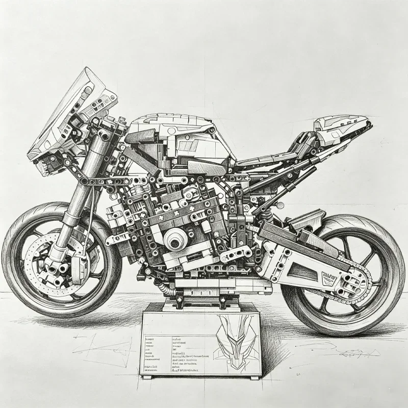 1920 قطعة من مكعبات بناء الدرا - مراجعة Model Kit Motor Nuclear وسعره