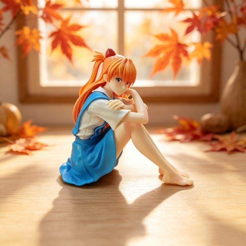 تمثال أنمي لشخصية أسوكا لانغلي - مراجعة Model Kit Aoshima وسعره