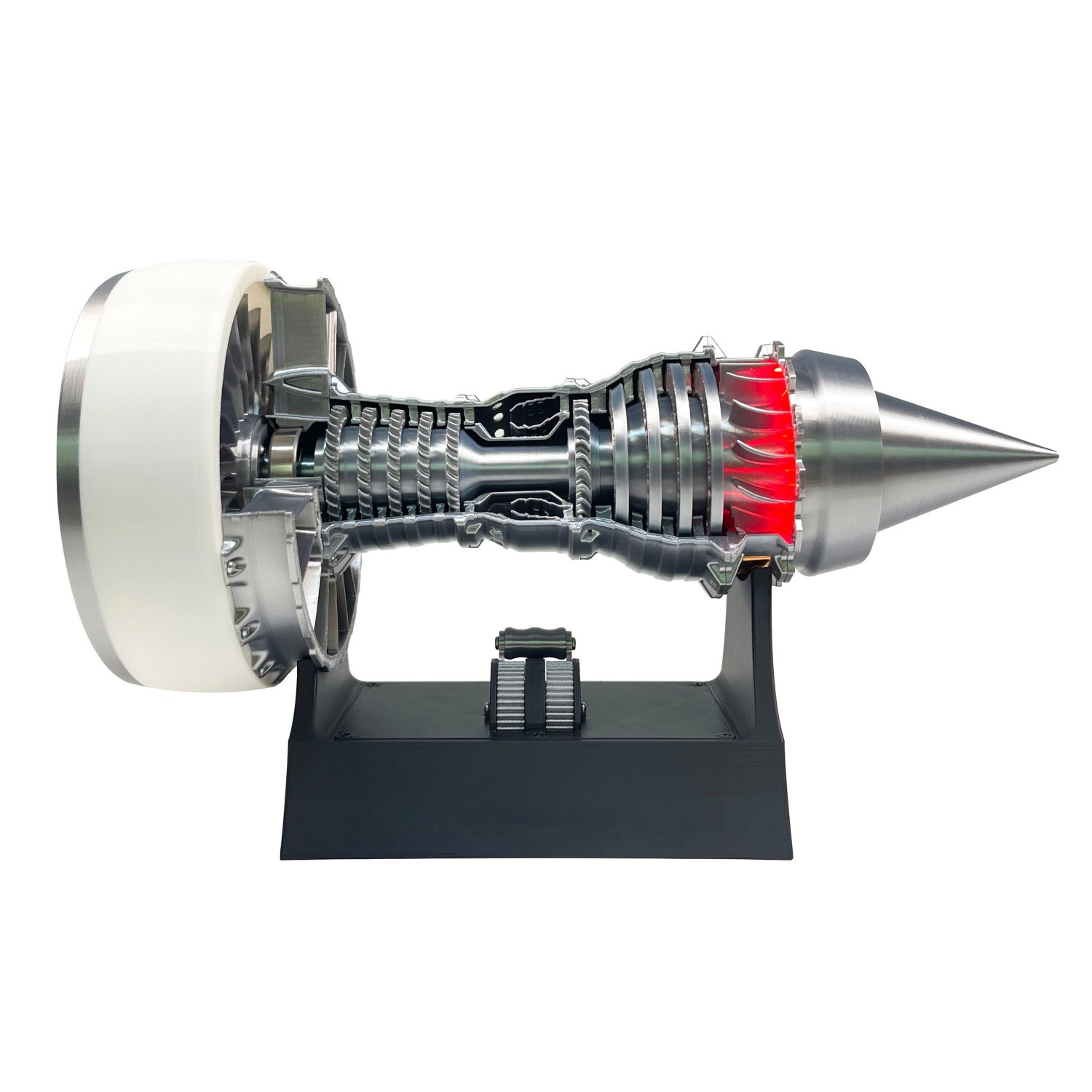نموذج محرك توربيني مطبوع ثلاثي - مراجعة Model Kit Jet Engine وسعره