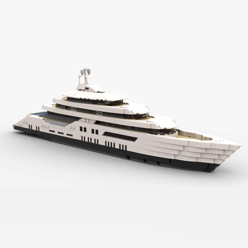 مجموعة بناء جديدة من 1651 قطعة - مراجعة Model Kit Yacht وسعره