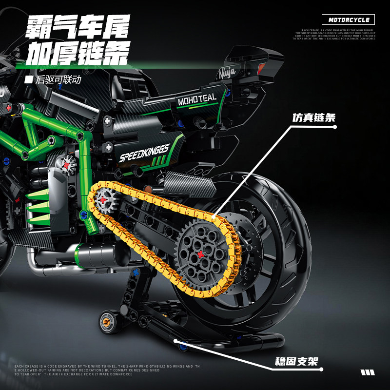 مجموعة بناء دراجة نارية جديدة  - مراجعة Model Kit Motor Nuclear وسعره