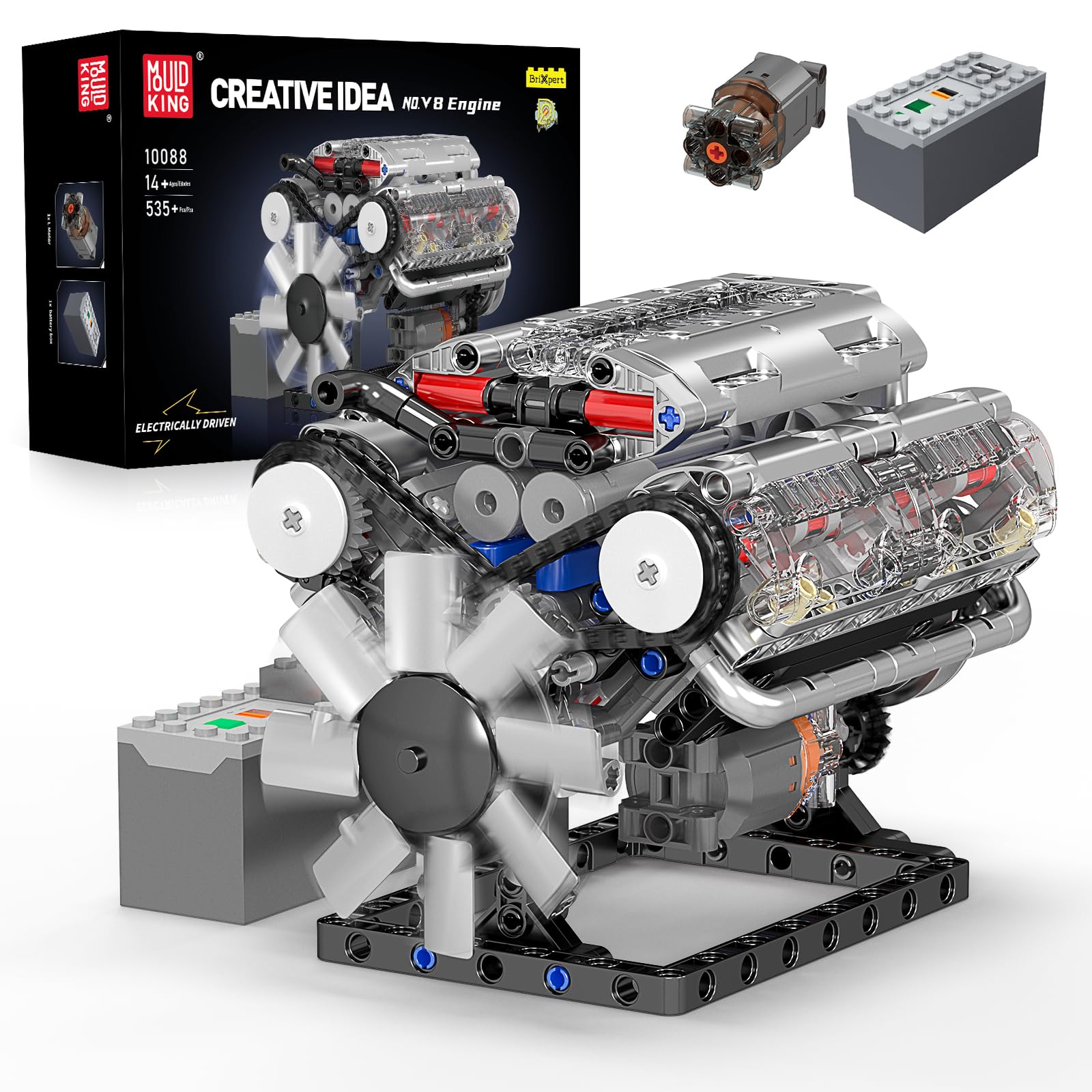 مجموعة مكعبات بناء محرك V8 من  - مراجعة Model Kit V8 وسعره