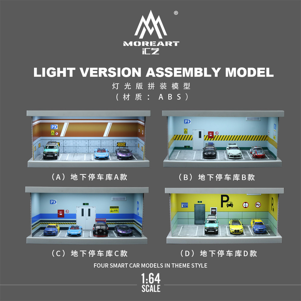 نموذج مصغر لموقف سيارات بأربعة - مراجعة Model Kit Cars وسعره