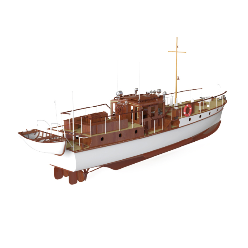 قارب التحكم عن بعد 880 مللي مت - مراجعة Model Kit Yacht وسعره
