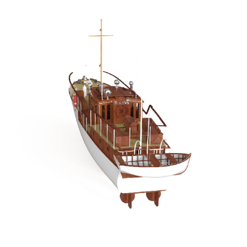 قارب التحكم عن بعد 880 مللي مت - مراجعة Model Kit Yacht وسعره