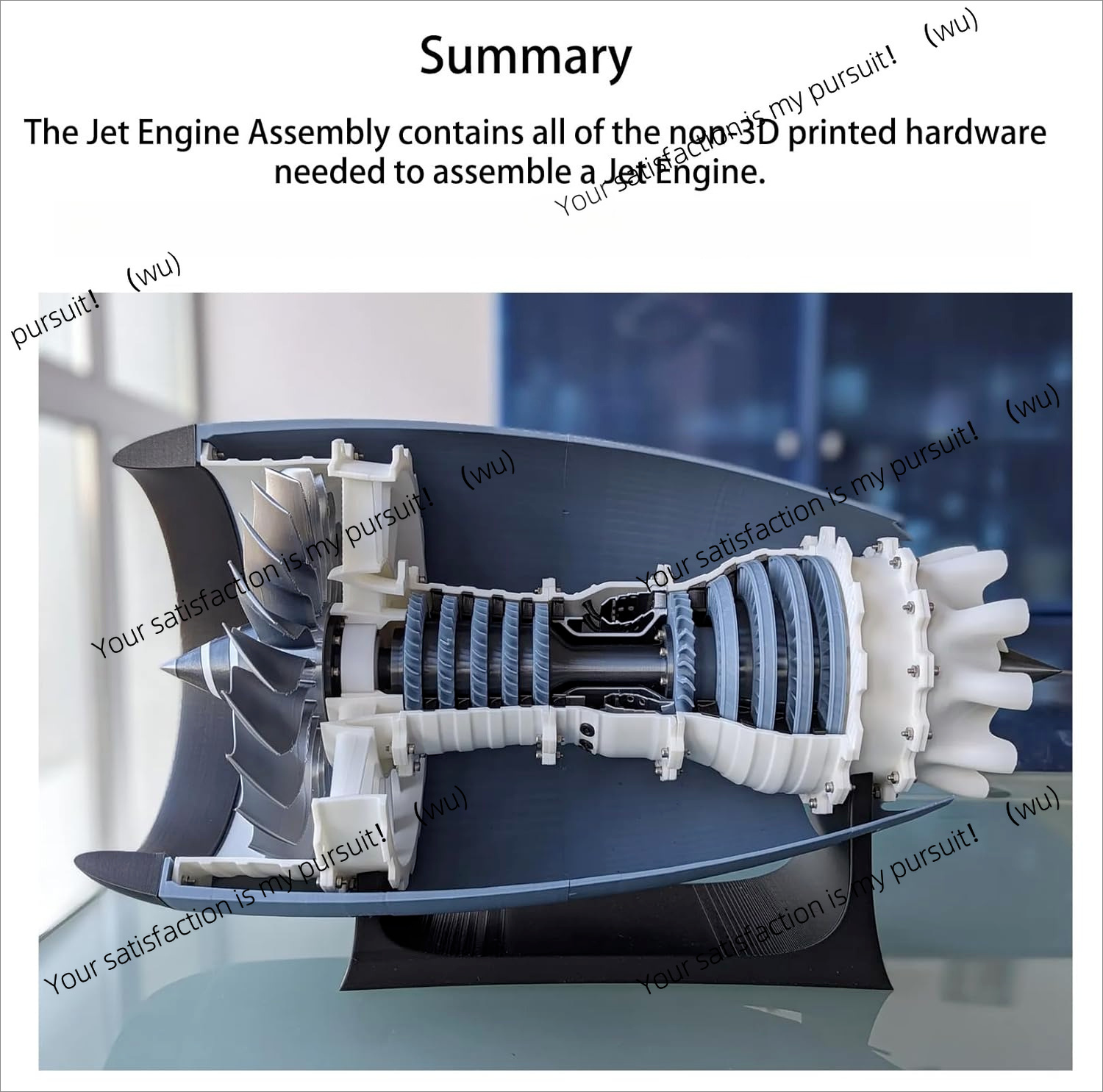 طقم تجميع نموذج محرك نفاث MH00 - مراجعة Model Kit Jet Engine وسعره