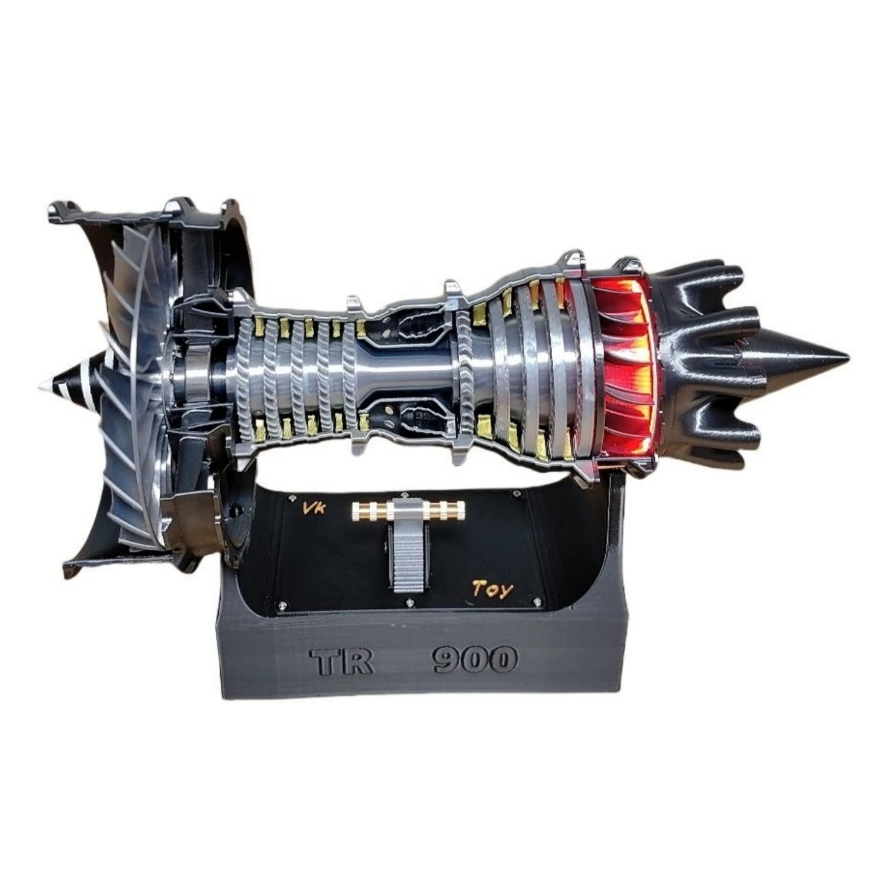 DIY تجميع لعبة الطائرات النفاث - مراجعة Model Kit Jet Engine وسعره