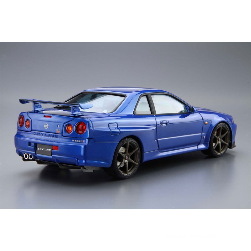 نموذج سيارة تجميع ثابت Aoshima - مراجعة Model Kit Aoshima وسعره