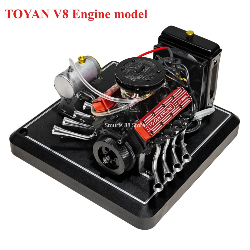 TOYAN V8 محرك بناء عدة معدنية  - مراجعة Model Kit V8 وسعره