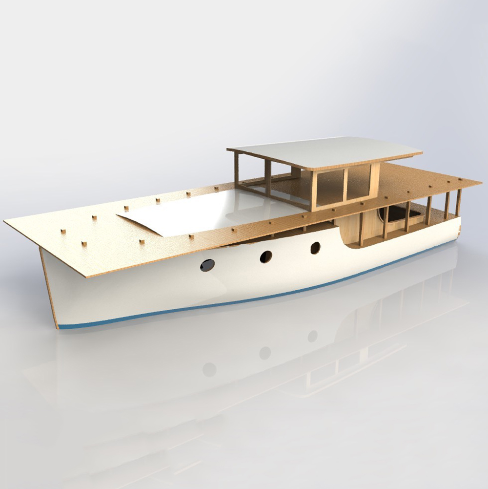 RC قارب 70 سنتيمتر الأوروبية ا - مراجعة Model Kit Yacht وسعره